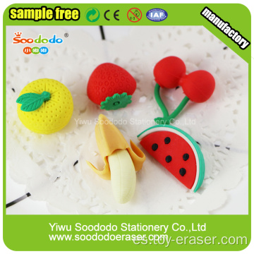 Sweet Fruit Eraser Mini diseño lindo para los niños